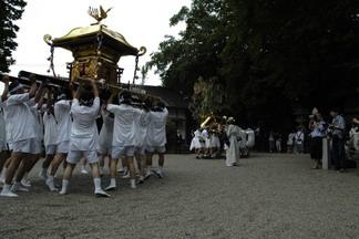 植木神社祇園祭の神輿
